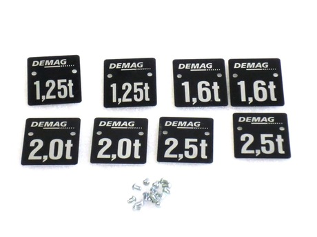 DEMAG Capacity plate set DK20 11