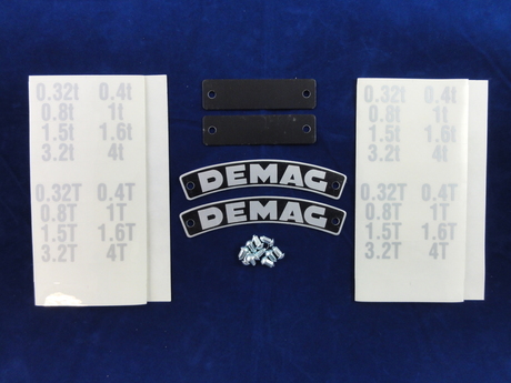DEMAG Capacity plate set Neutral 80x 21