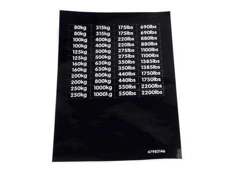 DEMAG Numbering label DC-Com