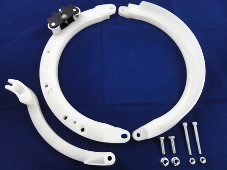 DEMAG Rope guide left 10 14 PA12 L1700