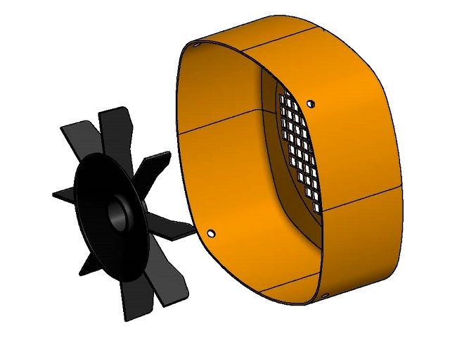 LIFTKET fan cover cpl. with fan impeller Built type(s) 091,111